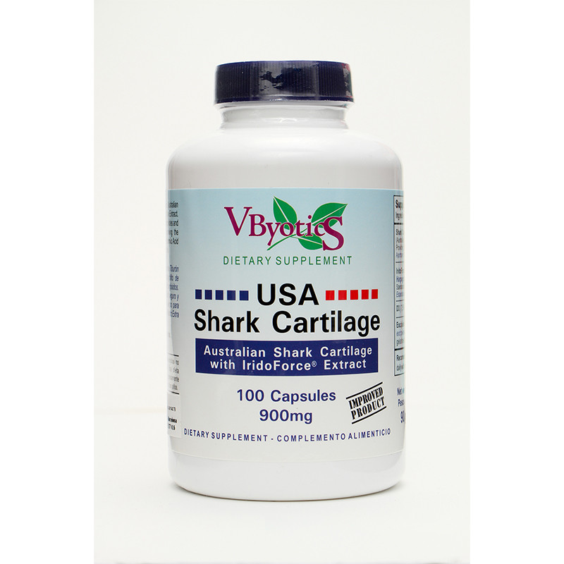 USA SHARK & IRIDOFORCE (CARTILAGO DE TIBURON) 100 CAPSULAS VBYOTICS