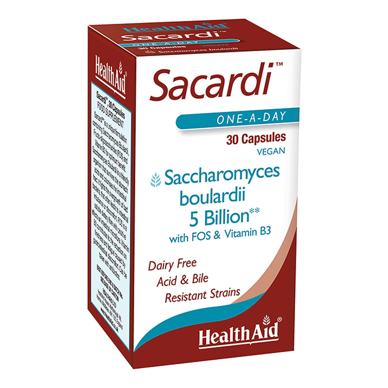 SACARDI 30 CAPSULAS HEALTH AID