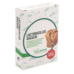 LACTOBACILLUS GASSERI CON ZINC 30 CAPSULAS VEG. NATURLIDER