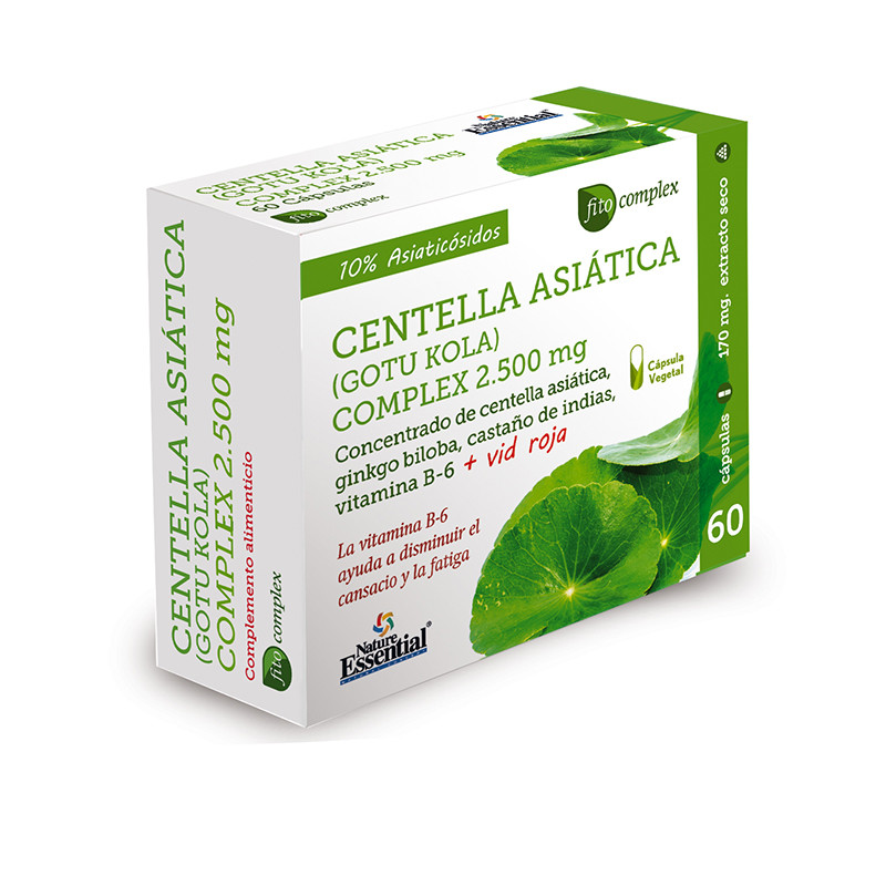 CENTELLA ASIATICA COMPLEX 60 COMPRIMIDOS NATURE ESSENTIAL