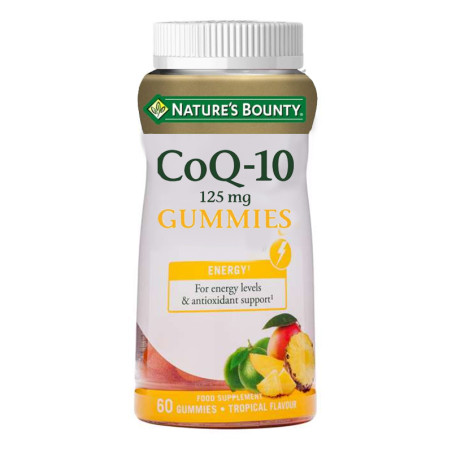 CoQ-10 125Mg. 60 GUMMIES NATURES BOUNTY