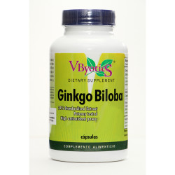 GINKGO BILOBA 120 CAPSULAS 596Mg. VBYOTICS