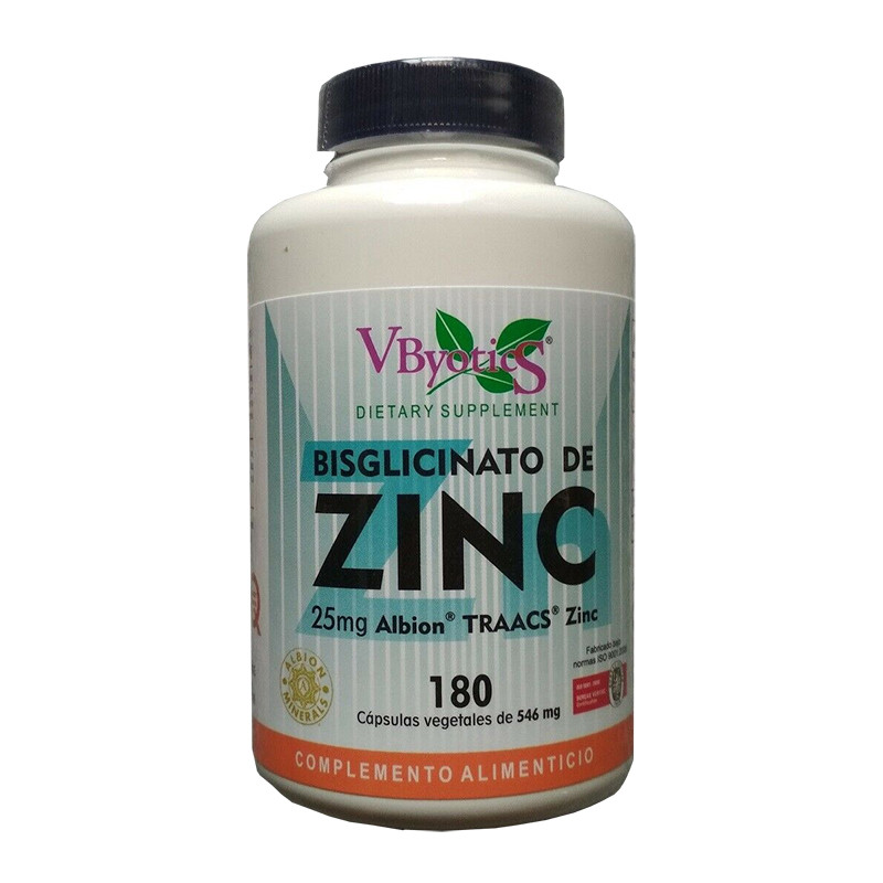 ZINC BISGLICINATO  DE ALBION 180 CAPSULAS VBYOTICS