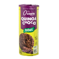 GALLETAS DIGESTIVE QUINOA CHOCO 175Gr. SANTIVERI