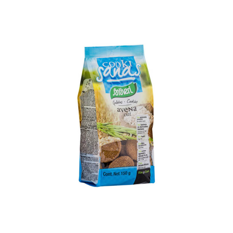 GALLETAS COOKISANAS AVENA 150Gr. SANTIVERI