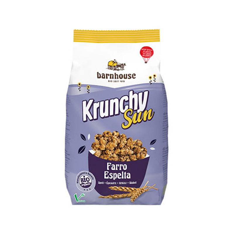 MUESLI KRUNCHY SUN TRIGO ESPELTA 375Gr. BARNHOUSE