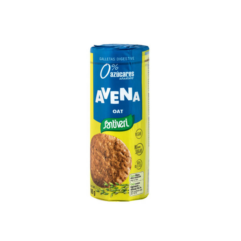 GALLETAS DIGESTIVE AVENA 190Gr. SANTIVERI