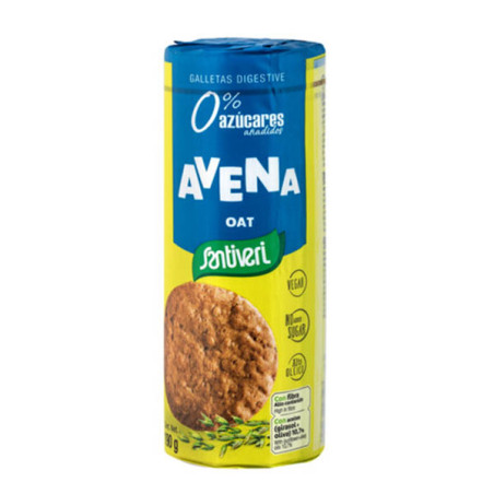 GALLETAS DIGESTIVE AVENA 190Gr. SANTIVERI