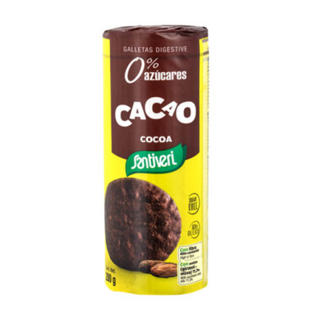 GALLETAS DIGESTIVE CACAO 200Gr. SANTIVERI