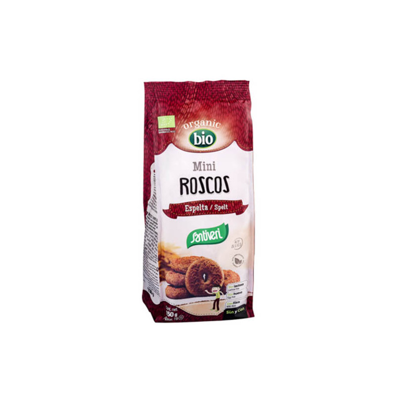 MINI ROSCOS ESPELTA BIO 150Gr. SANTIVERI