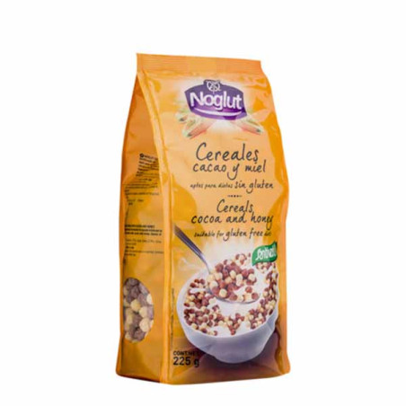 NOGLUT CEREALES CACAO Y MIEL 225Gr. SANTIVERI