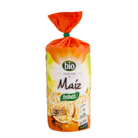 TORTITAS MAIZ BIO 130Gr. SANTIVERI