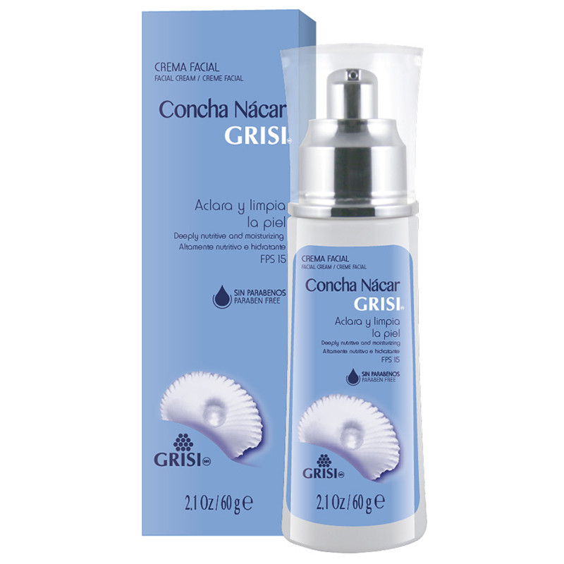 CREMA FACIAL CONCHA DE NACAR 60Gr. GRISI