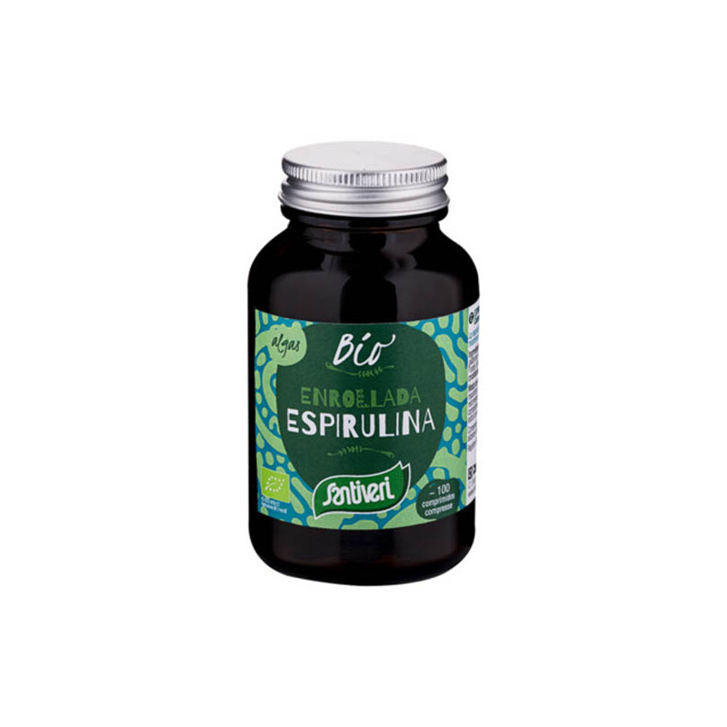 ALGA ESPIRULINA BIO 100 COMPRIMIDOS SANTIVERI