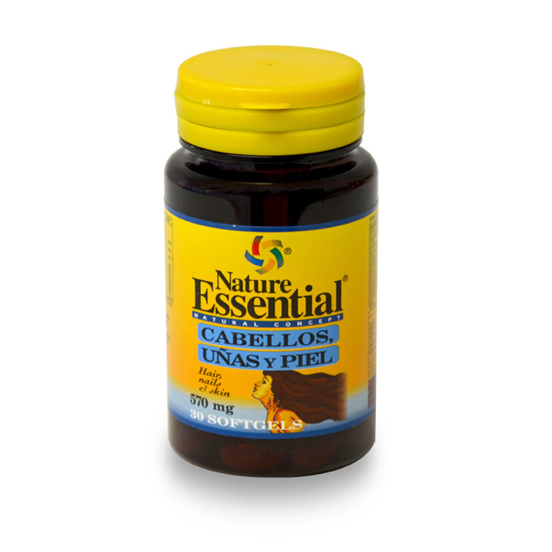 CABELLOS, UÑAS Y PIEL 540Mg. 30 PERLAS NATURE ESSENTIAL