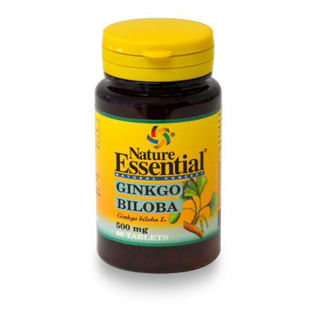 GINKGO BILOBA 500Mg. 60 TABLETAS NATURE ESSENTIAL