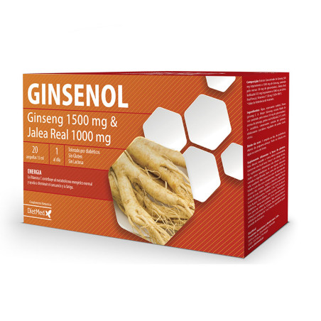 GINSENOL 20 AMPOLLAS DIETMED