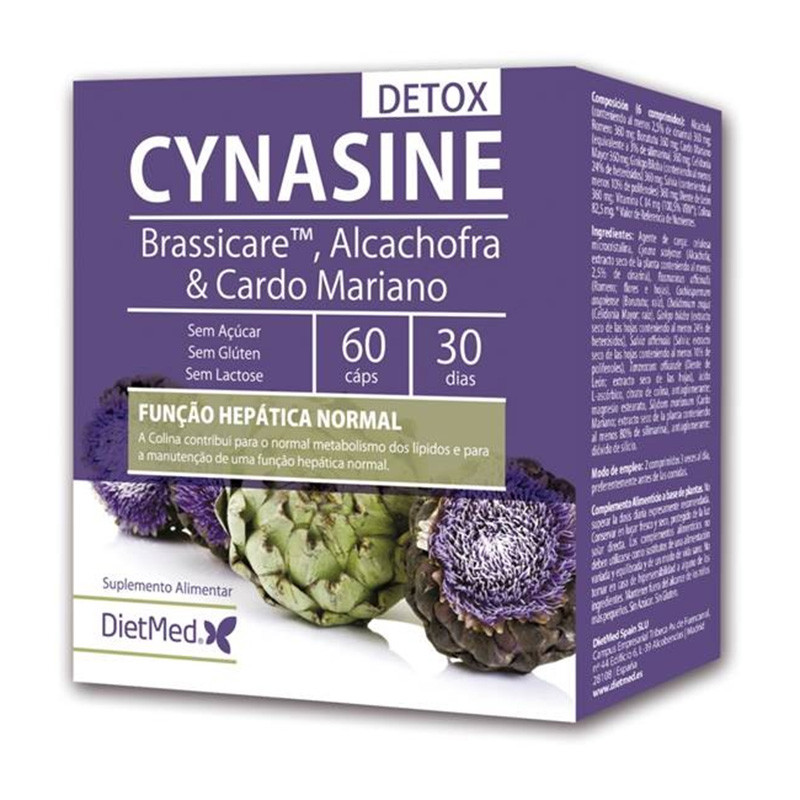 CYNASINE DETOX 60 CAPSULAS DIETMED