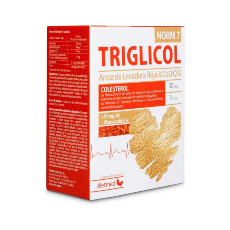 TRIGLICOL  NORM 7 PLUS 30 COMPRIMIDOS DIETMED