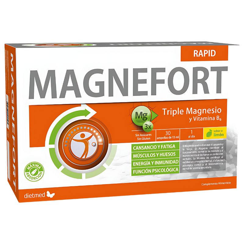 MAGNEFORT RAPID 30 AMPOLLAS DIETMED