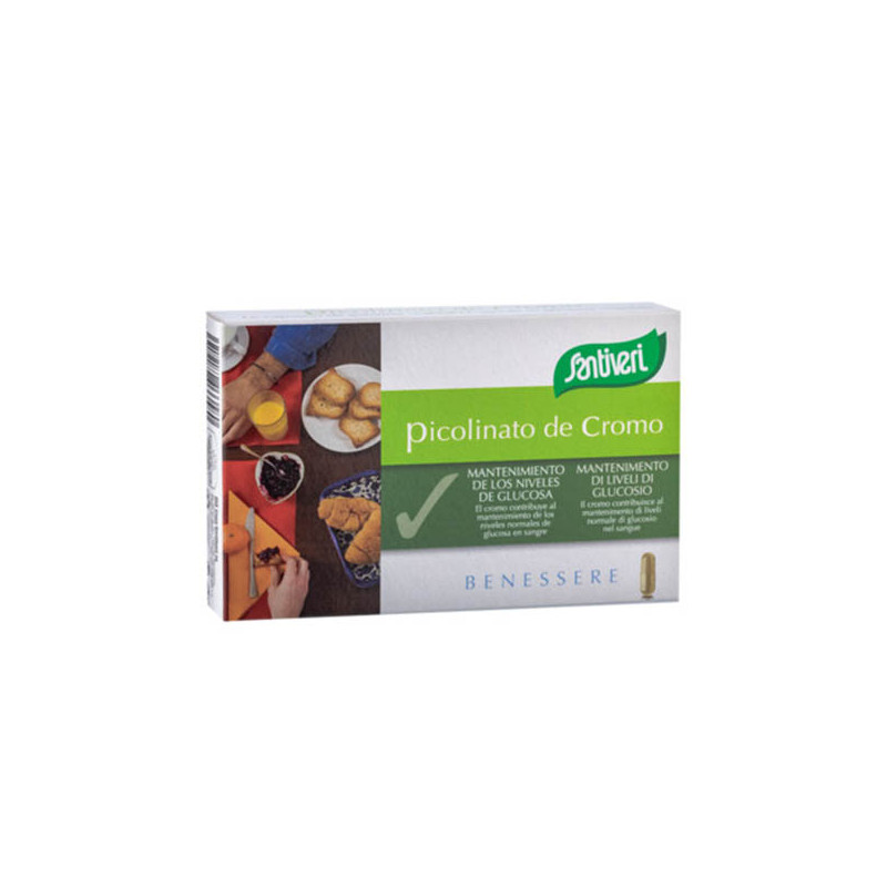 PICOLINATO DE CROMO CAPSULAS 16Gr. SANTIVERI