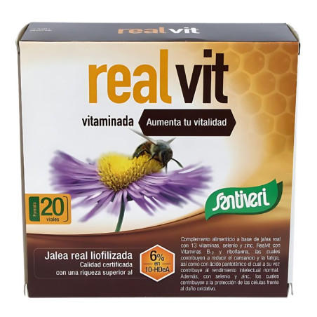 REALVIT VITAMINADA 20 VIALES SANTIVERI