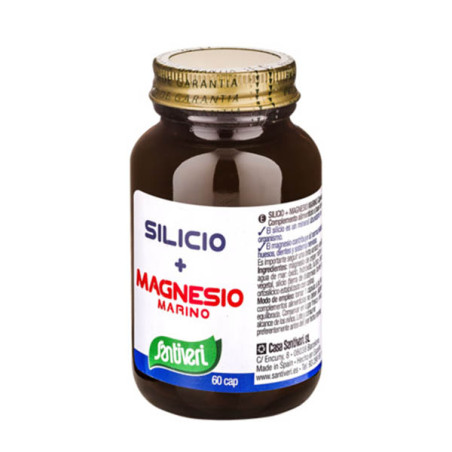 SILICIO+MAGNESIO MARINO 60 CAPSULAS SANTIVERI