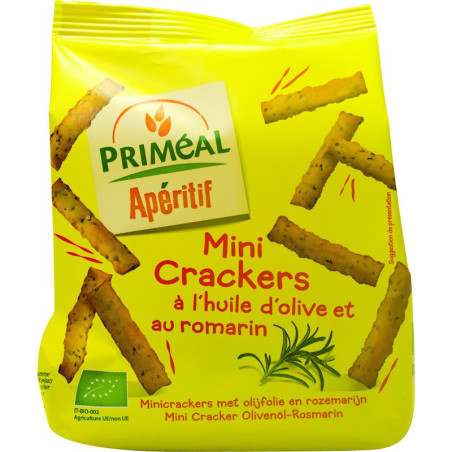 MINI CRACKERS CON ACEITE DE OLIVA Y ROMERO PRIMEAL