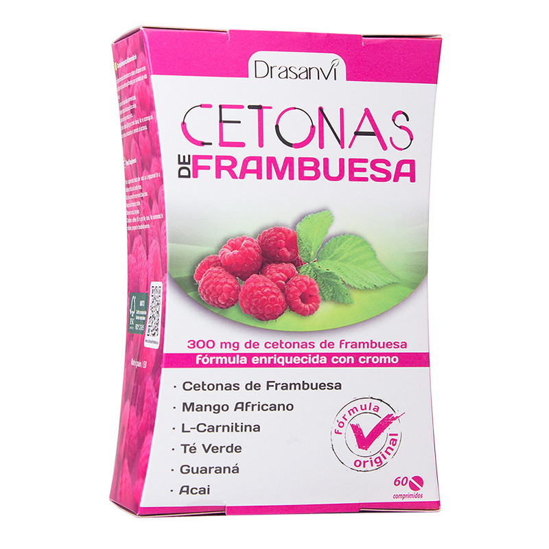 CETONAS DE FRAMBUESA 60 CAPSULAS DRASANVI