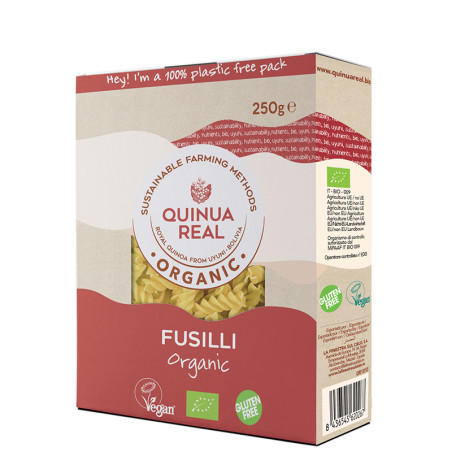 FUSILLI DE ARROZ Y QUINUA REAL 250Gr. QUINUA REAL