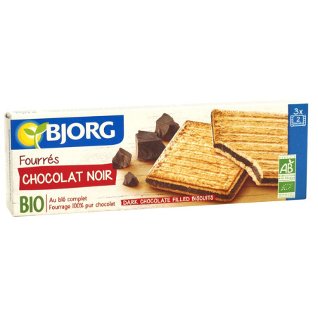 GALLETAS RELLENAS DE CHOCOLATE 150Gr. BJORG