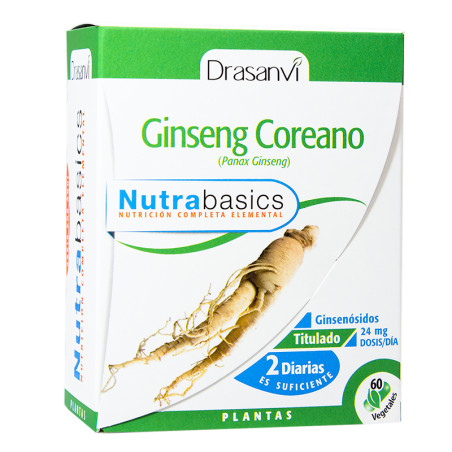 GINSENG COREANO 60 CAPSULAS DRASANVI