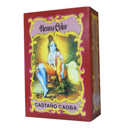 HENNA CASTAÑO CAOBA POLVO RADHE SHYAM