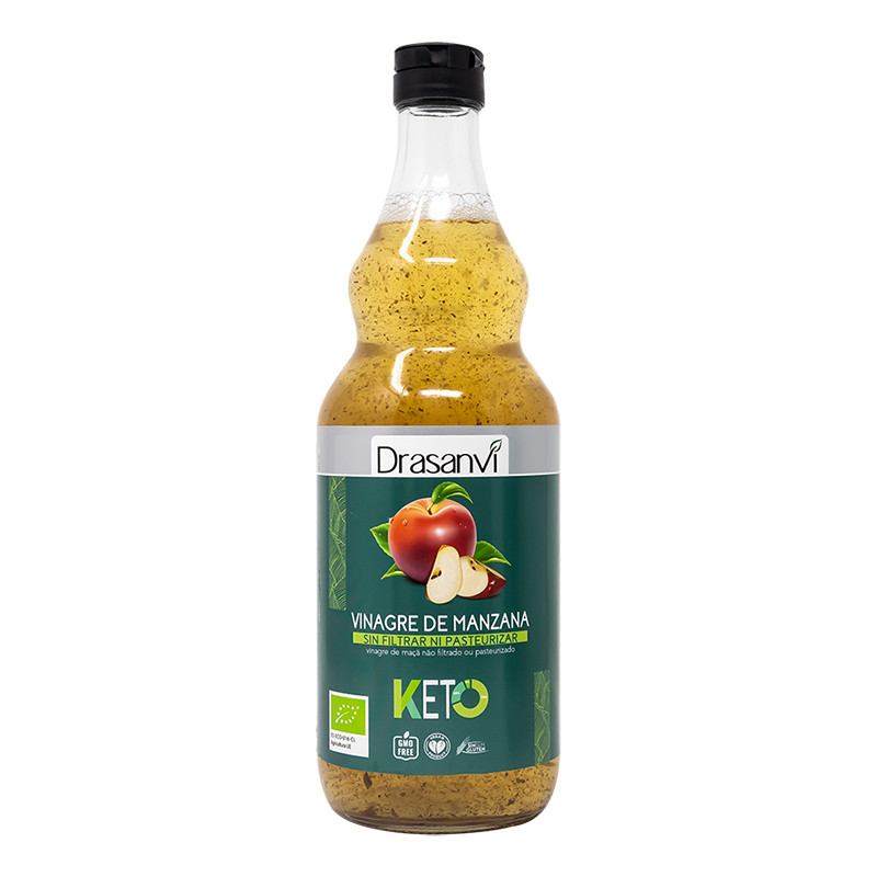 VINAGRE MANZANA BIO S/F KETO 750Ml. DRASANVI