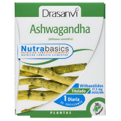 ASHWAGANDHA 30 CÁPSULAS NUTRABASICS DRASANVI