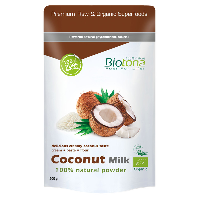 LECHE DE COCO 200Gr. BIOTONA