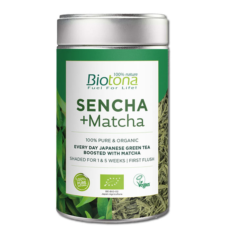 SENCHA CON MATCHA 70Gr. BIOTONA