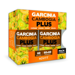 GARCINIA CAMBOGIA 120 (60+60) COMPRIMIDOS NOVITY