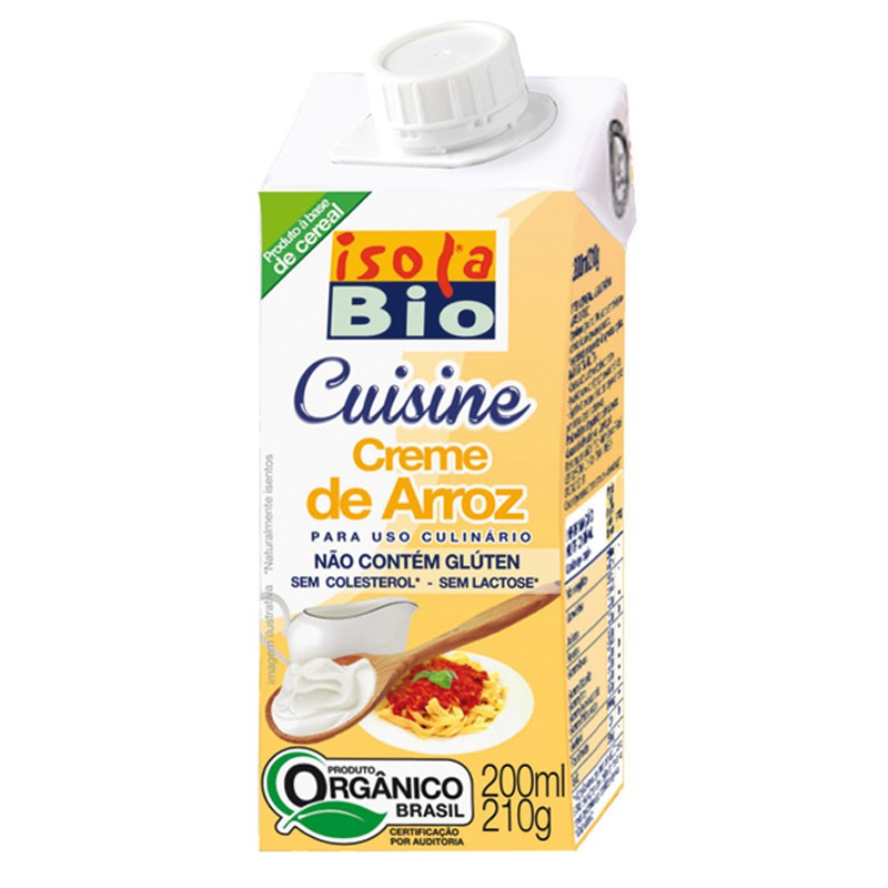 CREMA PARA COCINAR DE ARROZ BIO 200Ml. ISOLA BIO