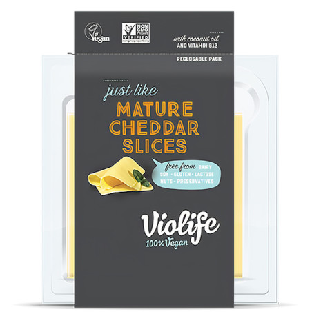 LONCHAS VEGANAS CHEDDAR 200Gr. VIOLIFE