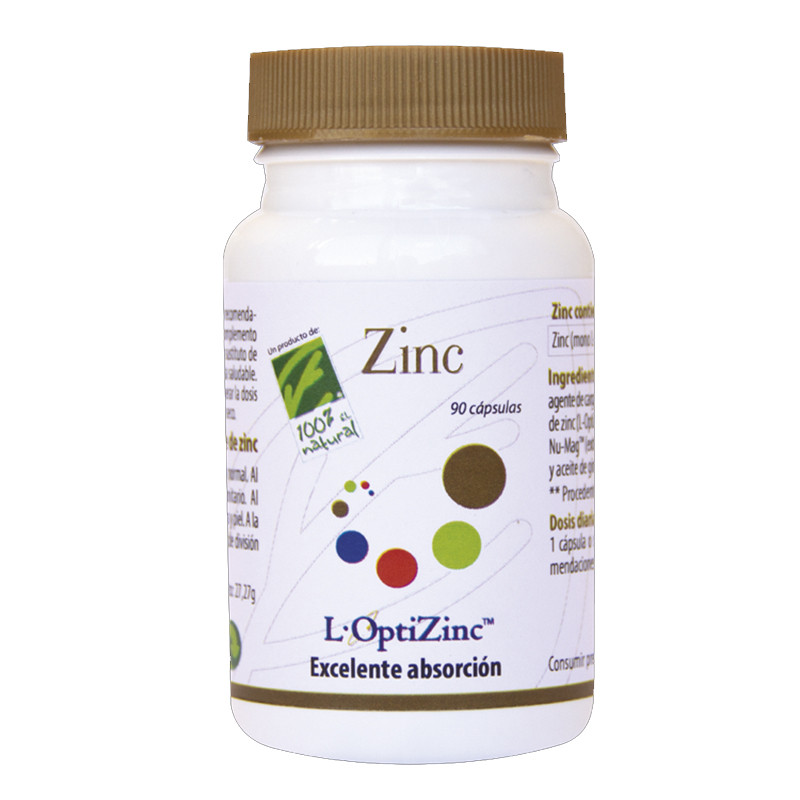 ZINC 90 CAPSULAS 100% NATURAL