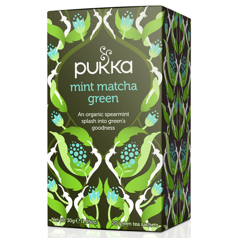 TE VERDE MATCHA MENTA 20 FILTROS PUKKA