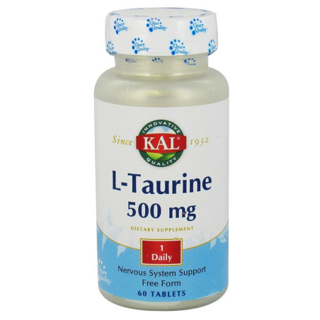 L-TAURINA 500Mg. 60 COMPRIMIDOS KAL