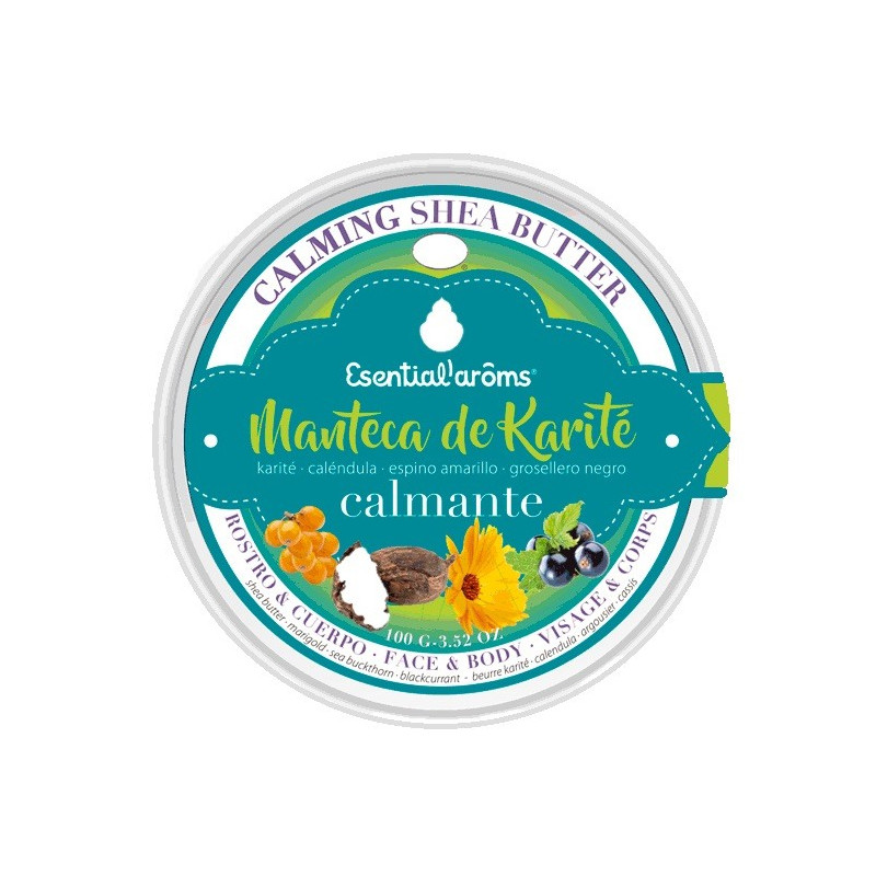 MANTECA DE KARITE CALMANTE 100Gr. ESENTIAL AROMS