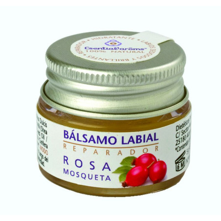 BALSAMO LABIAL DE ROSA MOSQUETA 5Gr. ESENTIAL AROMS