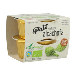 PATE VEGETAL DE ALCACHOFA 2x50Grs. SORIA NATURAL