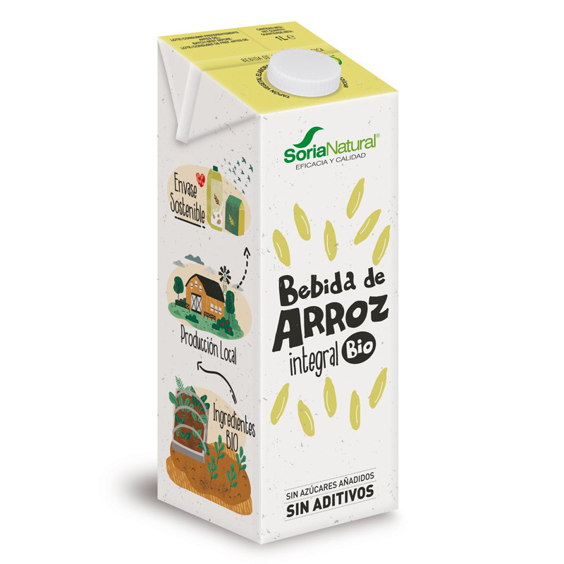 BEBIDA DE ARROZ INTEGRAL BIO 1L SORIA NATURAL