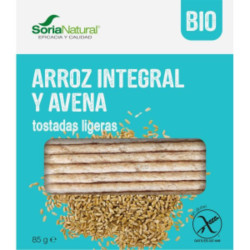 TOSTADAS ARROZ INTEGRAL Y AVENA 85 GR SORIA NATURAL ALIMENTACION