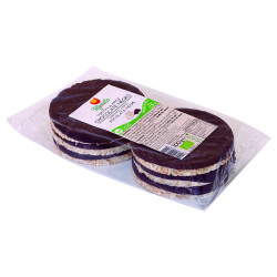 BIO TORTITAS DE ARROZ CON CHOCOLATE NEGRO 100Gr. VEGETALIA