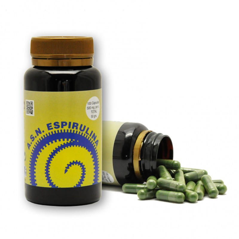 ESPIRULINA 100 CAPSULAS ASN